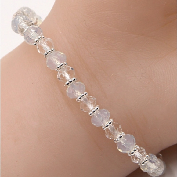 ANTIQUED SILVER STARFISH STRETCH BRACELET - Picture 3 of 4